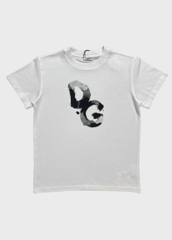 Бавовняна футболка Dolce&Gabbana для дітей, фото